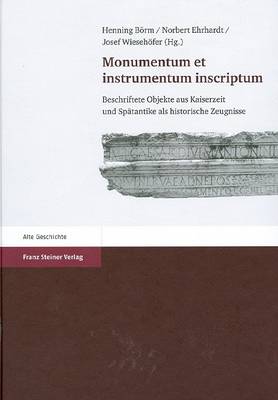 Book cover for Monumentum Et Instrumentum Inscriptum