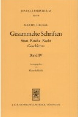 Cover of Gesammelte Schriften