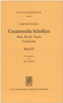 Cover of Gesammelte Schriften