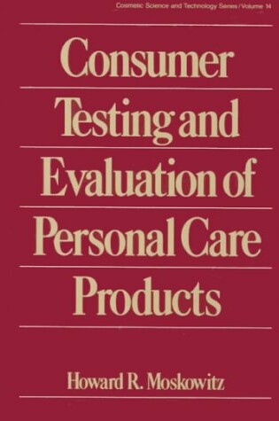 Cover of Consumer Testing and Evaluation of Personal Care Products