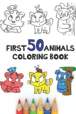 Cover of First 50 Animals Coloring Book