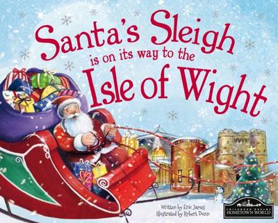 Book cover for Santa's Sleigh is on its Way to Isle of Wight