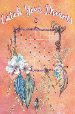 Cover of Bullet Journal Notebook Catch Your Dreams Watercolor Dreamcatcher #2