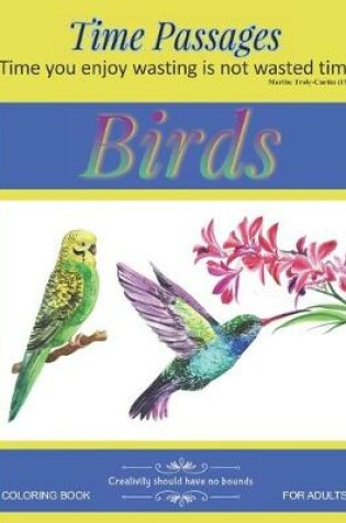 Cover of Birds Coloring Book for Adults