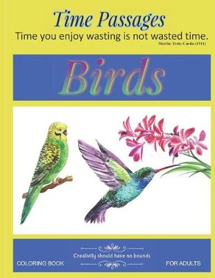 Book cover for Birds Coloring Book for Adults