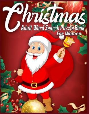 Book cover for Christmas Adult Word Search Puzzle Book For Women