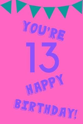 Book cover for You're 13 Happy Birthday!