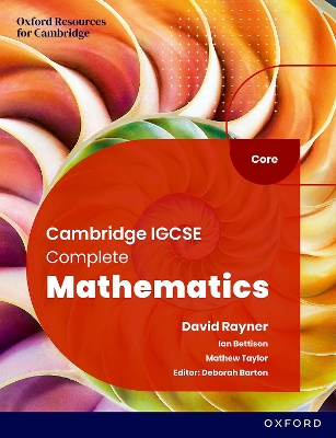 Book cover for Cambridge IGCSE Complete Mathematics Core: Student Book Sixth Edition