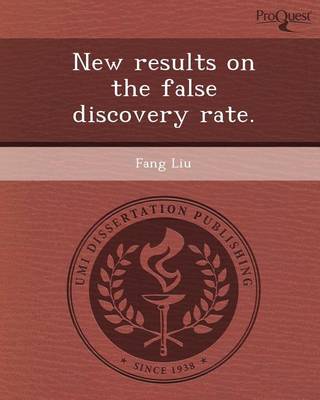 Book cover for New Results on the False Discovery Rate