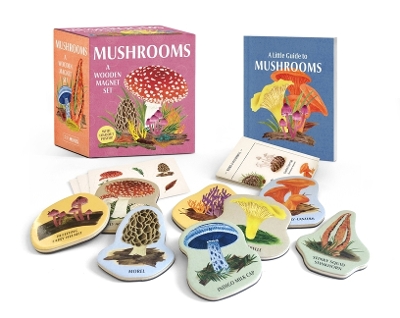 Cover of Mushrooms: A Wooden Magnet Set