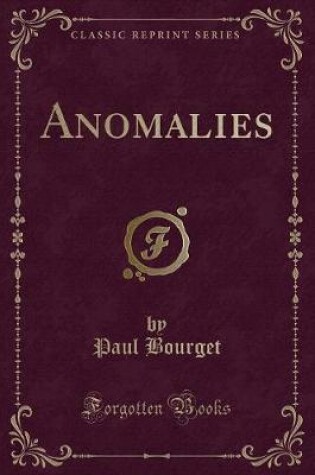 Cover of Anomalies (Classic Reprint)