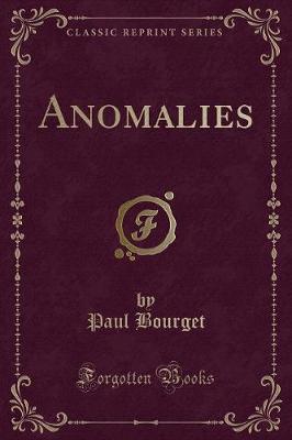 Book cover for Anomalies (Classic Reprint)