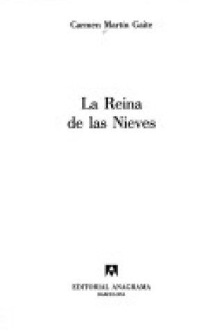 Cover of La Reina de Las Nieves