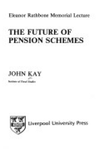 Cover of The Future of Pension Schemes