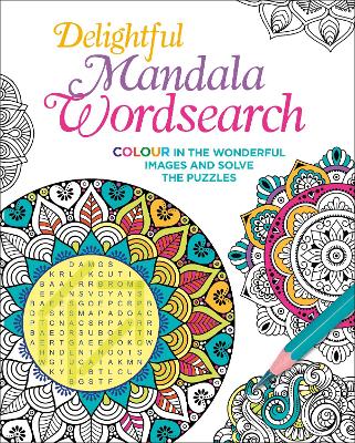 Book cover for Delightful Mandala Wordsearch