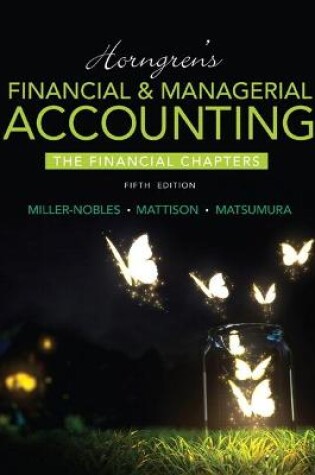 Cover of Horngren's Financial & Managerial Accounting, The Financial Chapters