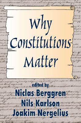 Cover of Why Constitutions Matter