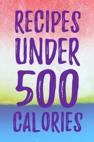 Cover of Recipes Under 500 Calories