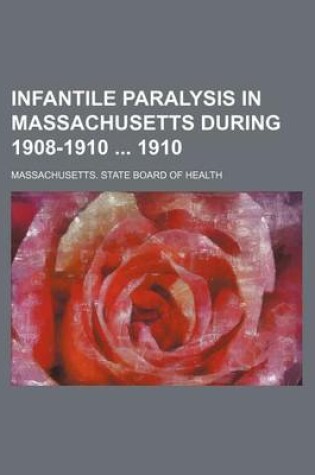 Cover of Infantile Paralysis in Massachusetts During 1908-1910 1910