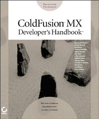 Book cover for Coldfusionmx Developer's Handbook