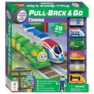 Cover of Pull Back & Go: Trains