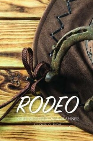 Cover of Rodeo Note Monthly 2020 Planner 12 Month Calendar