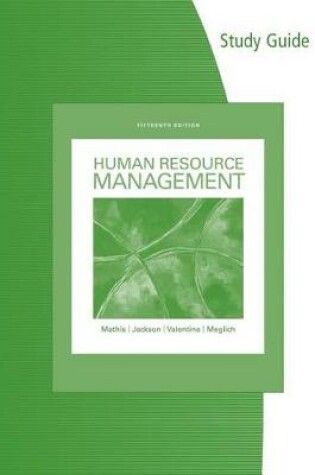 Cover of Study Guide for Mathis/Jackson/Valentine/Meglich's Human Resource  Management, 15th