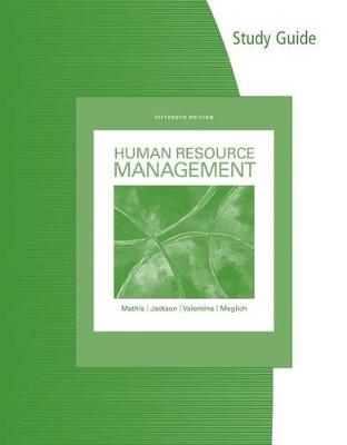 Book cover for Study Guide for Mathis/Jackson/Valentine/Meglich's Human Resource  Management, 15th