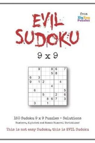 Cover of Evil Sudoku 9x9