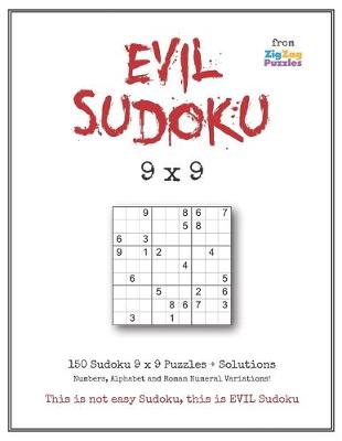 Book cover for Evil Sudoku 9x9