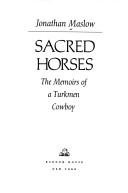 Cover of Sacred Horses