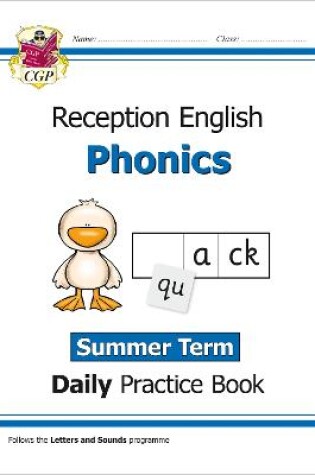 Cover of Reception Phonics Daily Practice Book: Summer Term