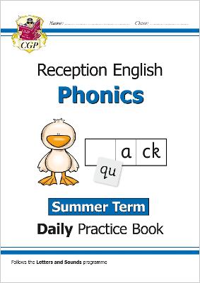 Book cover for Reception Phonics Daily Practice Book: Summer Term