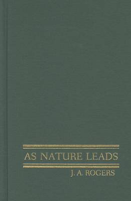 Book cover for As Nature Leads