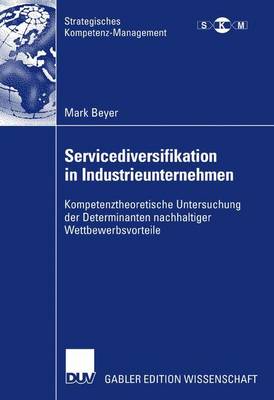 Book cover for Servicediversifikation in Industrieunternehmen