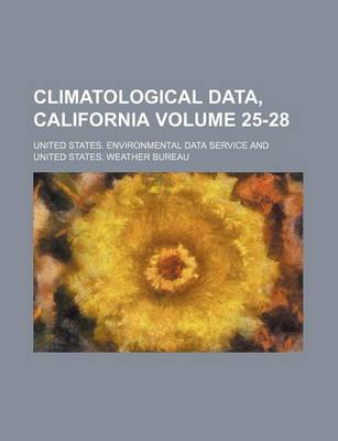 Book cover for Climatological Data, California Volume 25-28
