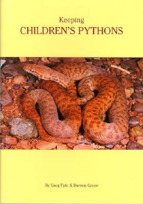 Book cover for Keeping Children's Pythons