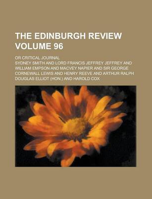 Book cover for The Edinburgh Review (Volume 96); Or Critical Journal