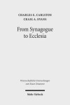 Book cover for From Synagogue to Ecclesia