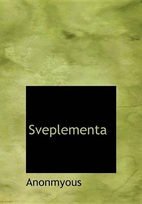 Book cover for Sveplementa