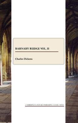 Book cover for Barnaby Rudge vol. II