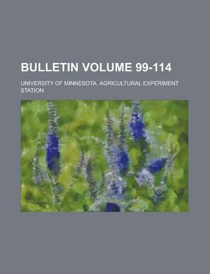 Book cover for Bulletin Volume 99-114