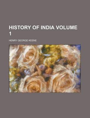 Book cover for History of India Volume 1