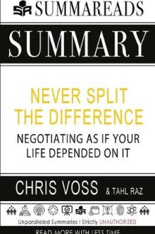 Cover of Summary of Never Split the Difference