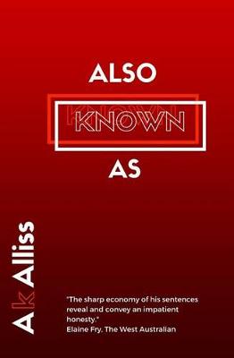 Book cover for Also Known as