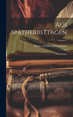 Book cover for Aus Spätherbsttagen