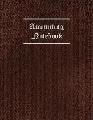 Book cover for Accounting Notebook