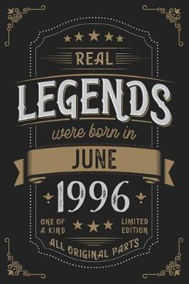 Book cover for Real Legends were born in June 1996