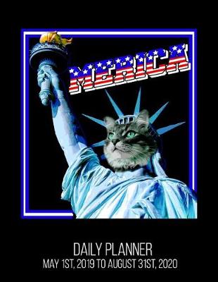 Book cover for MERICA Daily Planner May 1st, 2019 to August 31st, 2020