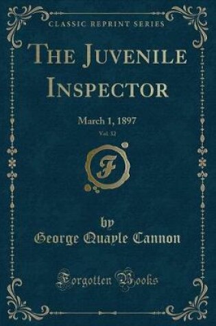 Cover of The Juvenile Inspector, Vol. 32